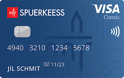Carte de crédit Visa Classic 