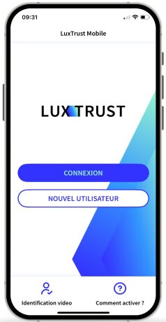 2. Écran explicatif de la migration de LuxTrust vers S‑Net