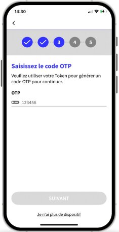5. Écran explicatif de la migration de LuxTrust vers S‑Net