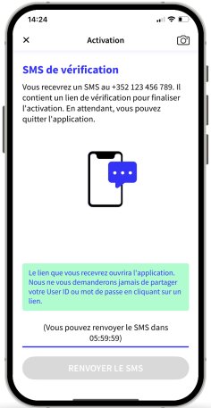 8. Écran explicatif de la migration de LuxTrust vers S‑Net