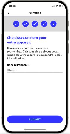 7. Écran explicatif de la migration de LuxTrust vers S‑Net