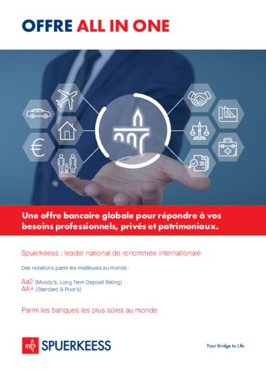 Feuillet "L'offre exclusive All in One" pour professions libérales