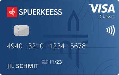 Carte de crédit Visa Classic 