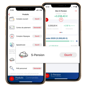 You can simulate, subscribe and check your S-Pension scheme directly in S-Net and S-Net Mobile.