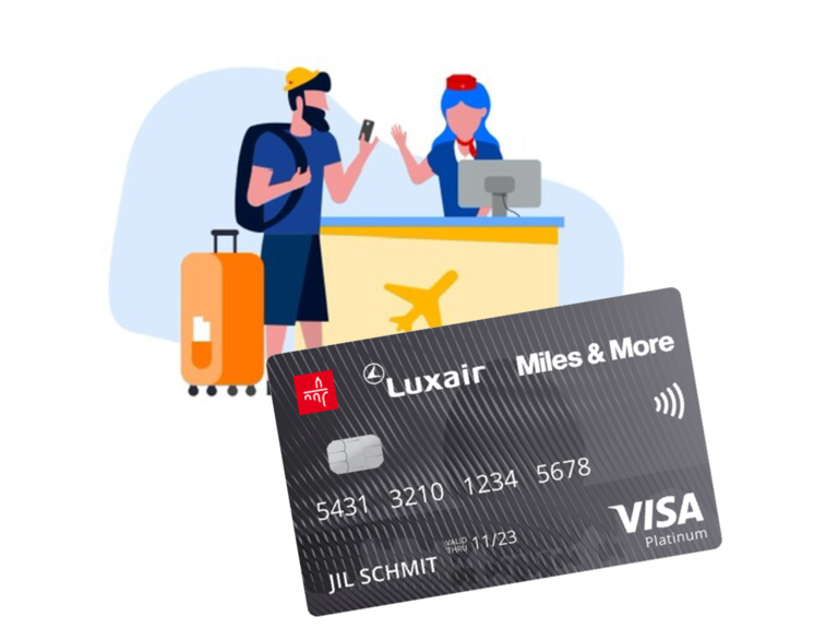 Miles &  More Luxair Visa Platium