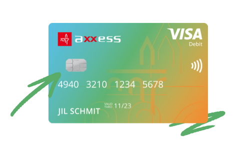Debit card Axxess Start