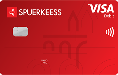 Visa debit die Debitkarte von Spuerkeess